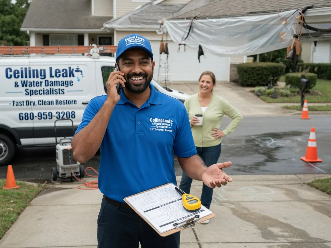Ceiling Leak Cleanup Reasnor, IA FAQs